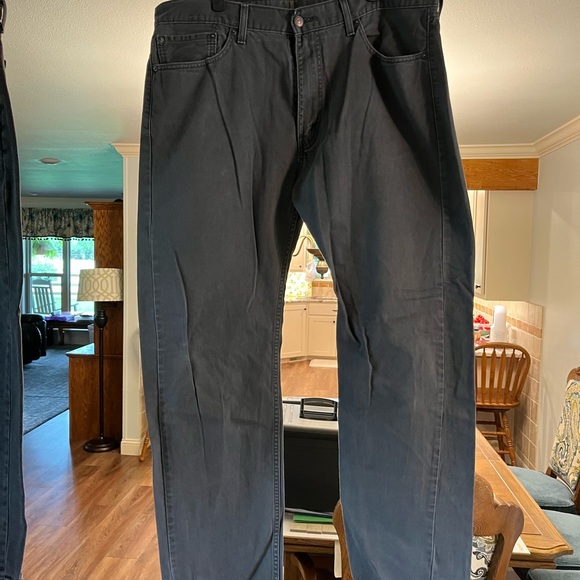 Men’s Levi’s 505 Gray Denim Size 38/32 - Picture 5 of 8